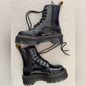 Dr. Martens 8 Eye Boot Women's Ankle Boots, Black, 6